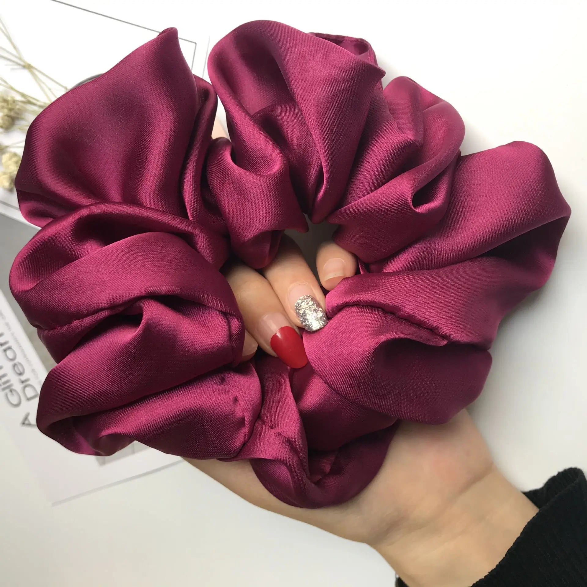 Oversized Satin Scrunchie