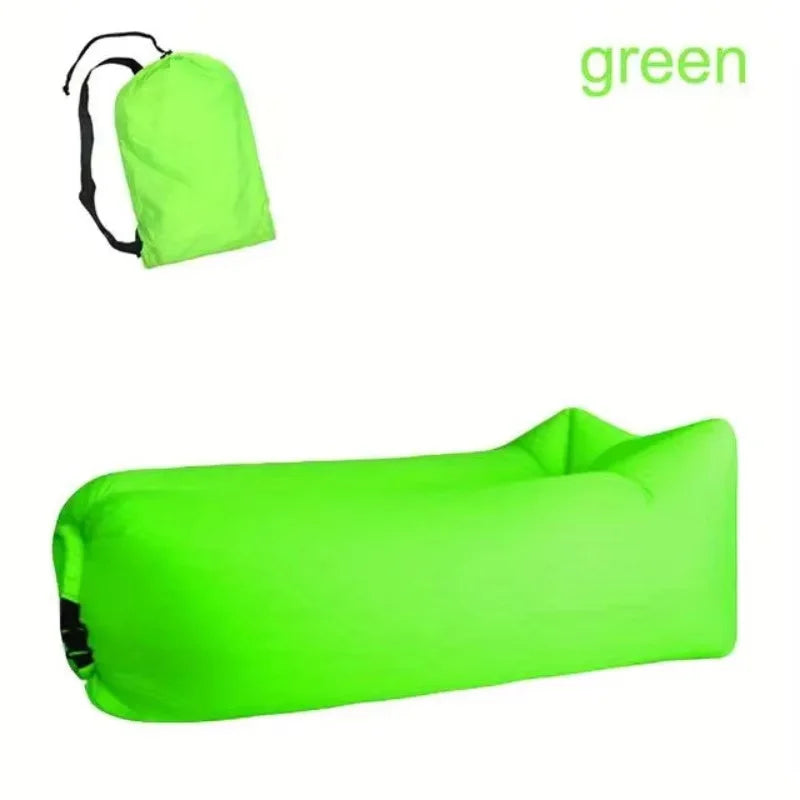 LUSQI Inflatable Lounger Air Sofa – Extra Thick Foldable Couch for Indoor & Outdoor Comfort