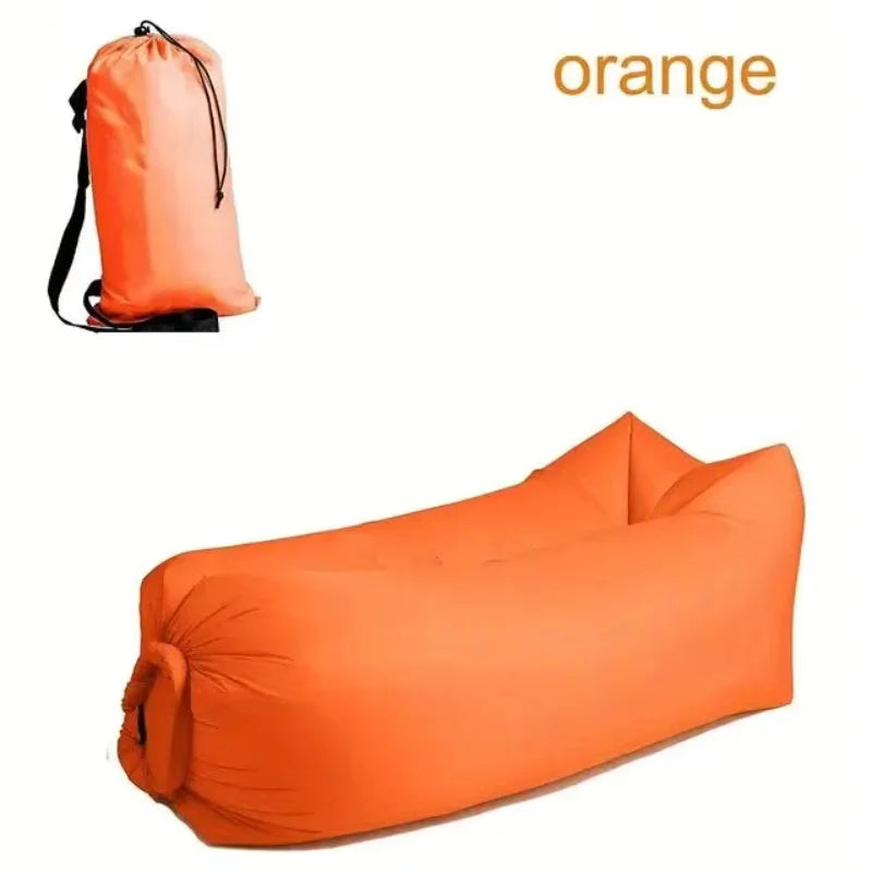 LUSQI Inflatable Lounger Air Sofa – Extra Thick Foldable Couch for Indoor & Outdoor Comfort