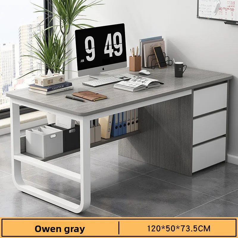 Modern Computer Desk with Drawer – Home Office & Study Workstation