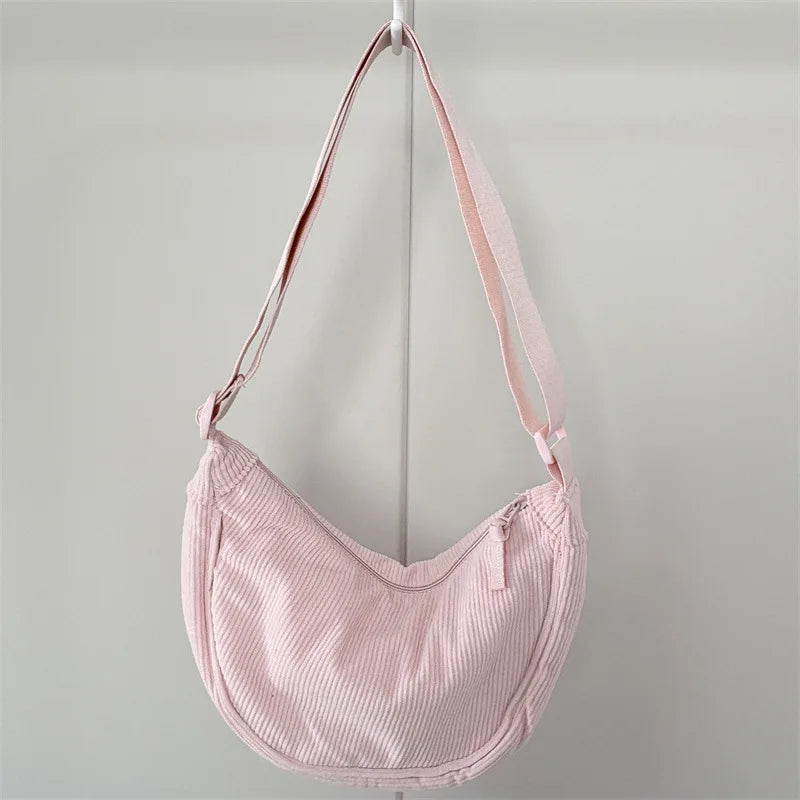 Luna Corduroy Hobo Bag
