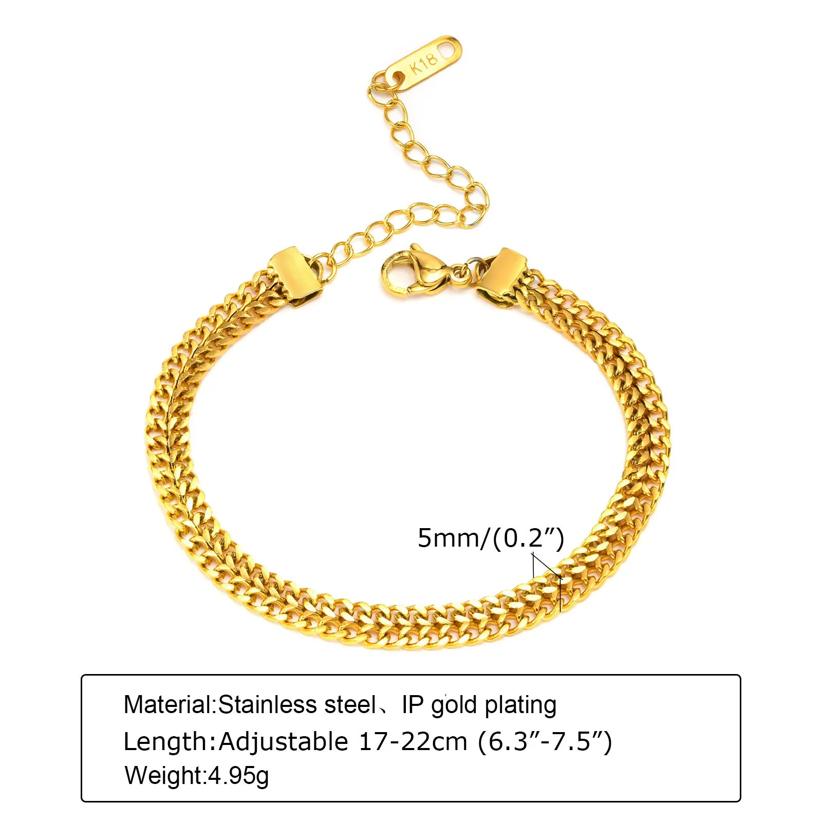 Twist Paperclip Bracelet