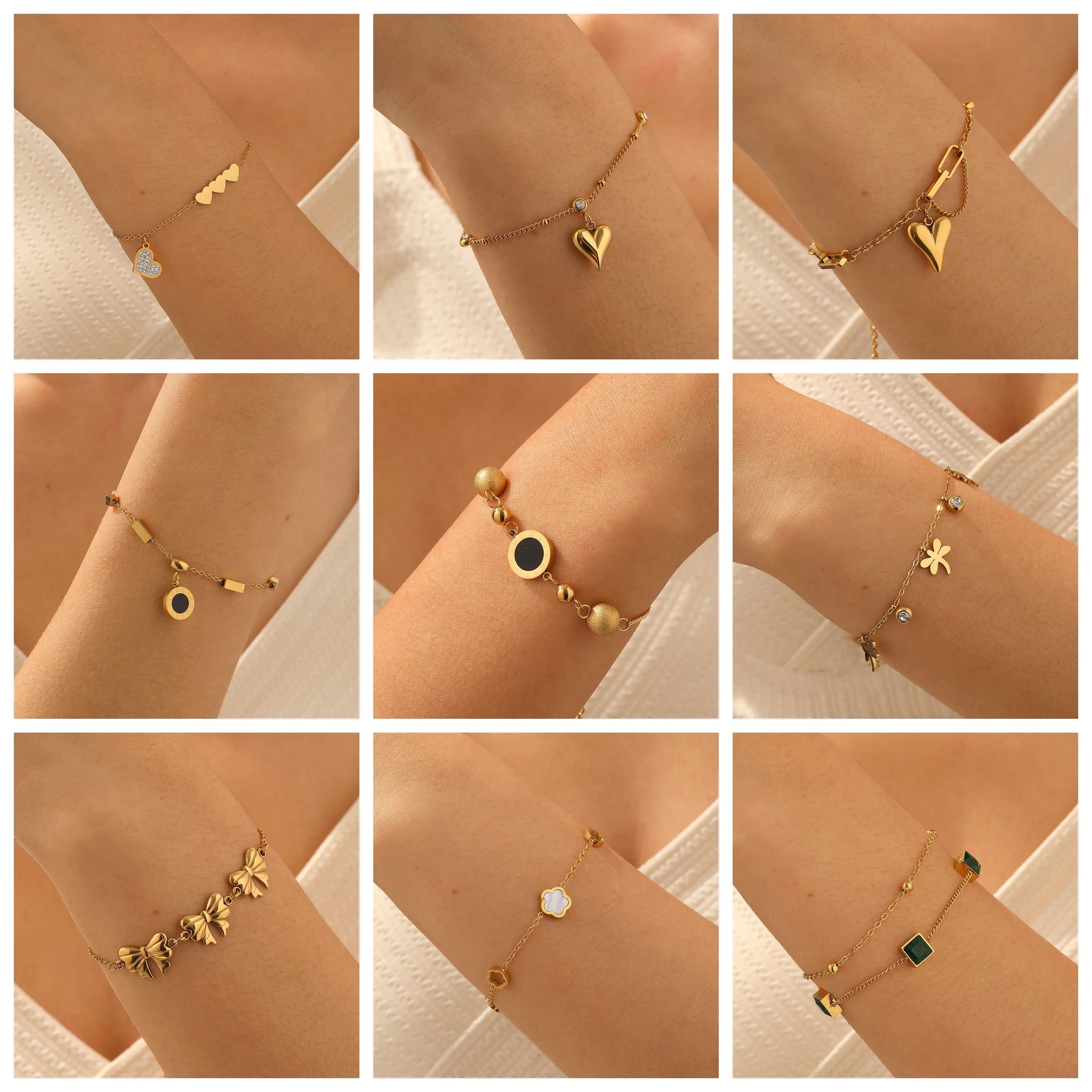 Heart Zircon Bracelet
