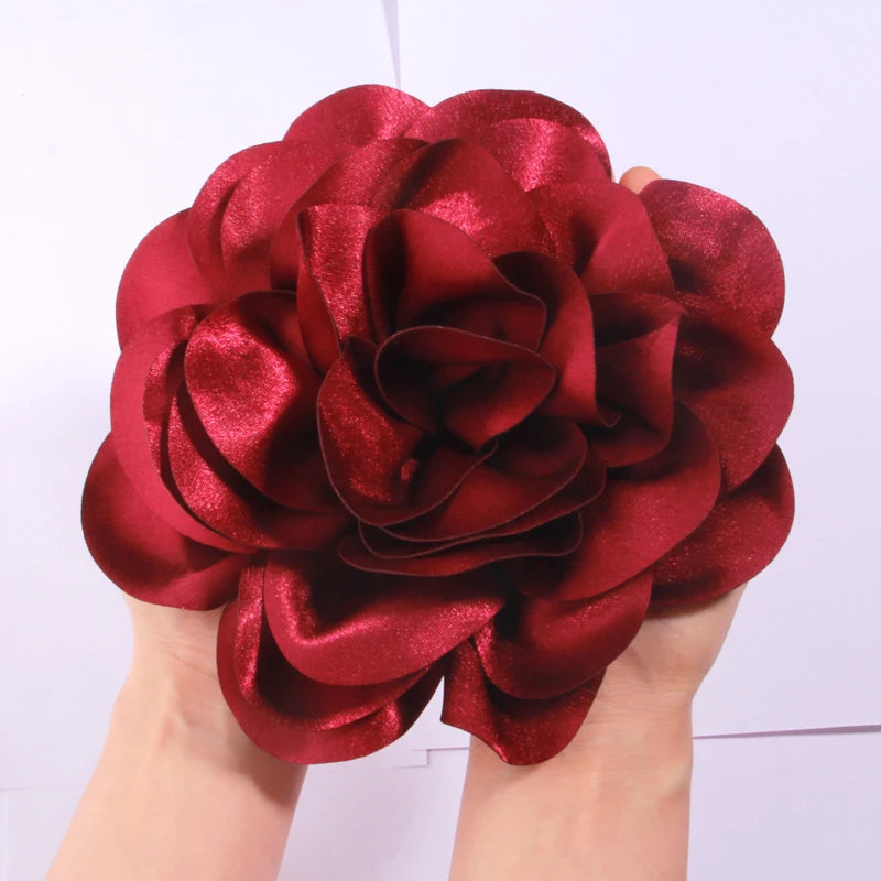 Satin Bloom Hair Clip