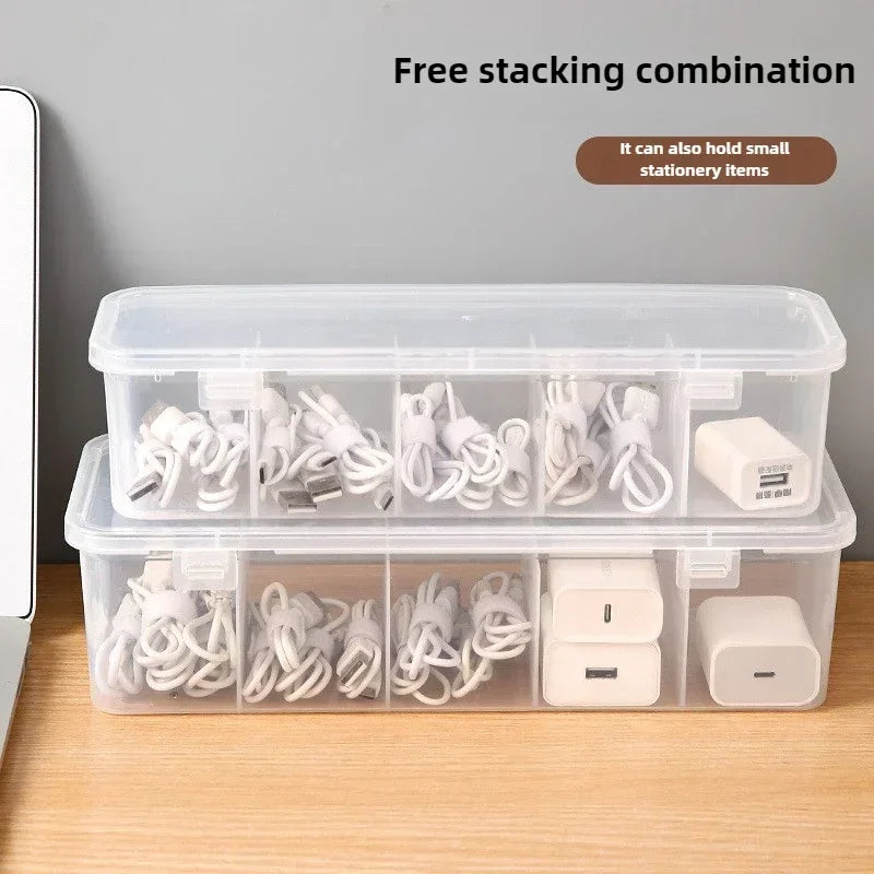 Clear Cable Organizer Box