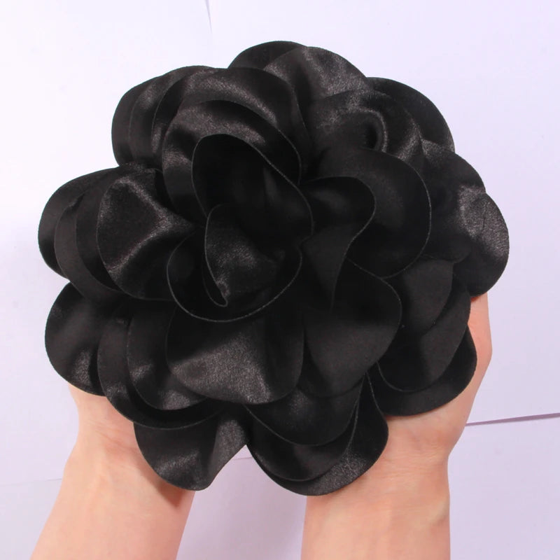 Satin Bloom Hair Clip