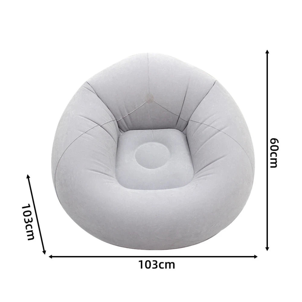 Inflatable Lazy Sofa – Portable Air Lounge Chair for Indoor & Outdoor Use