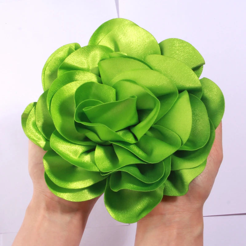 Satin Bloom Hair Clip