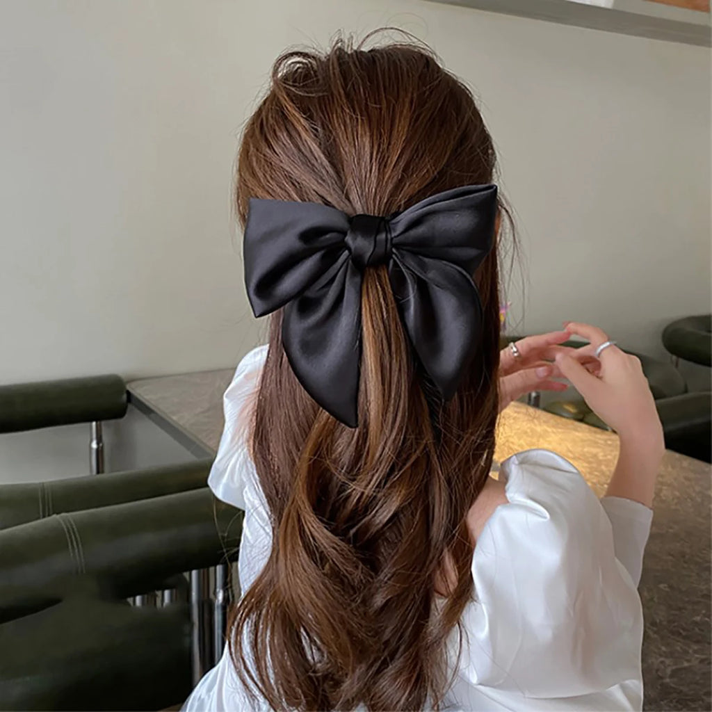 Satin Bow Scrunchie