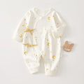 Printed Baby Romper – Soft Cotton Long Sleeve Newborn Bodysuit for Boys & Girls