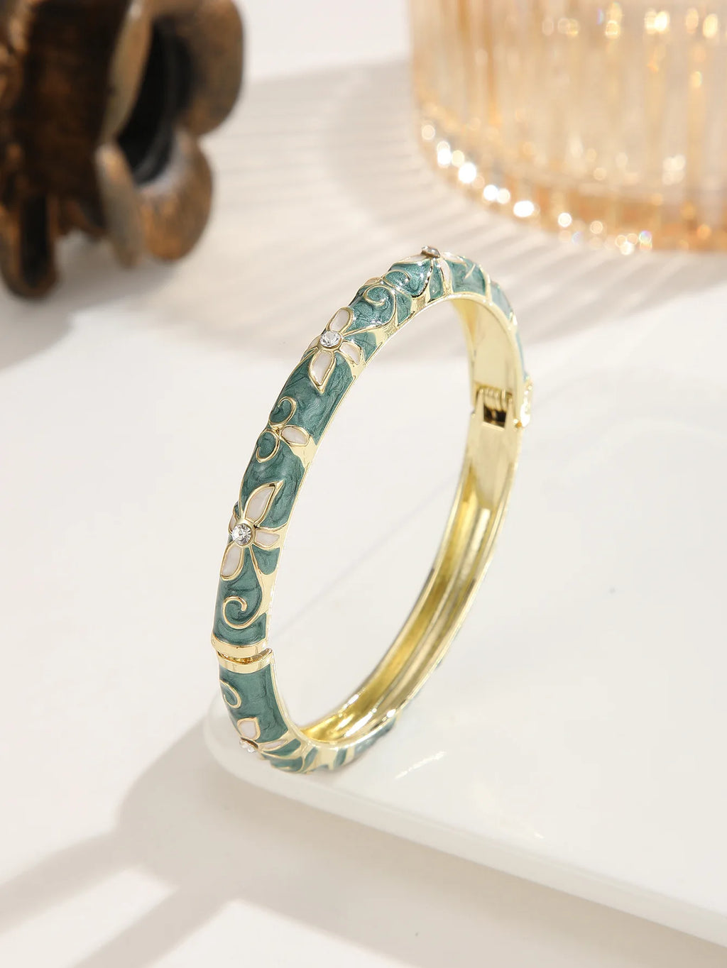 Floral Clover Bracelet