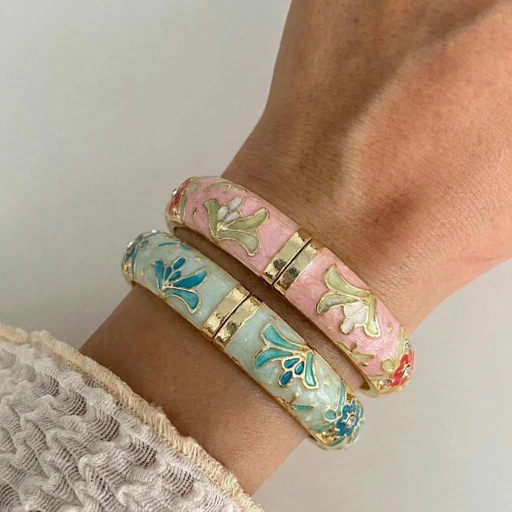 Luxury Enamel Cloisonné Bangle