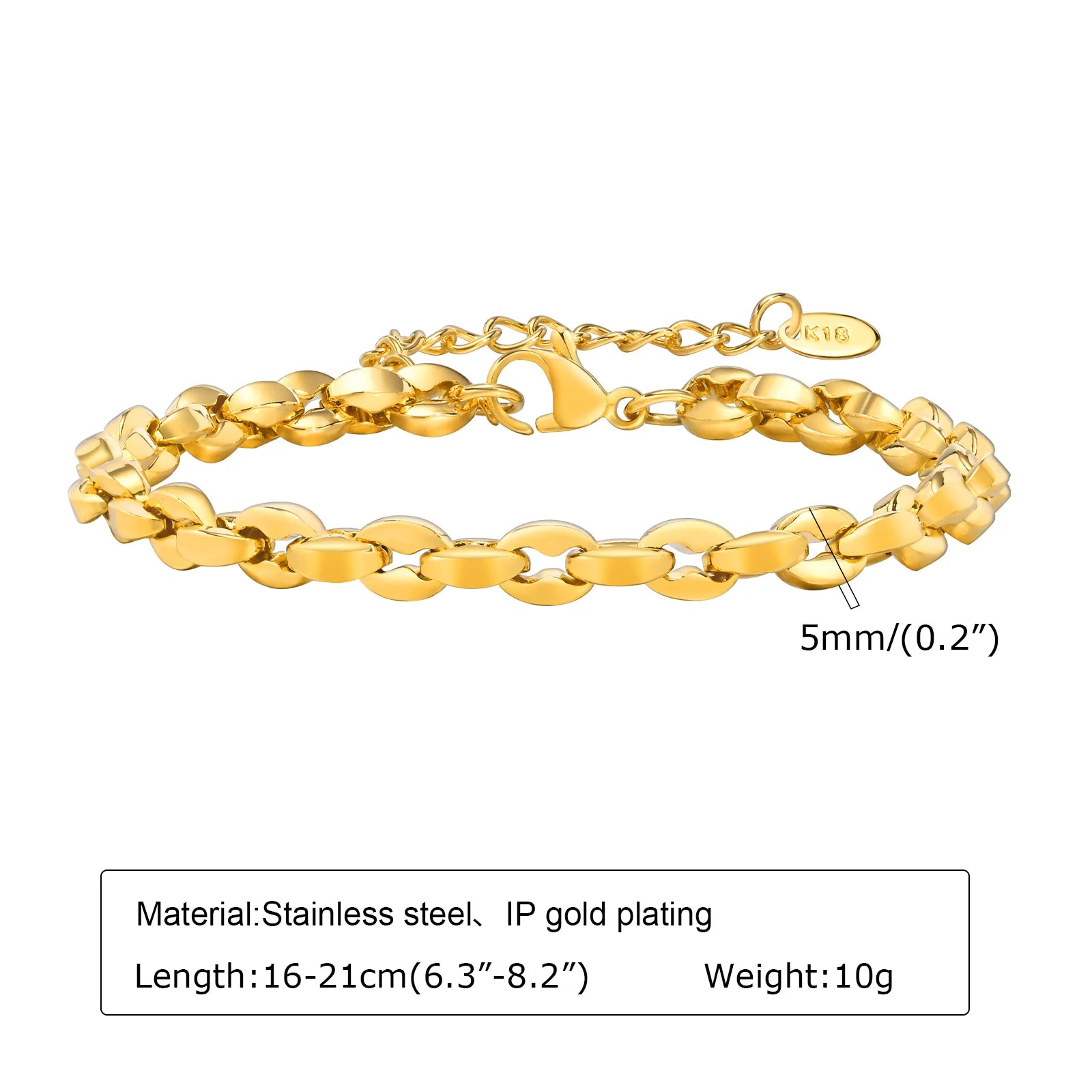Twist Paperclip Bracelet