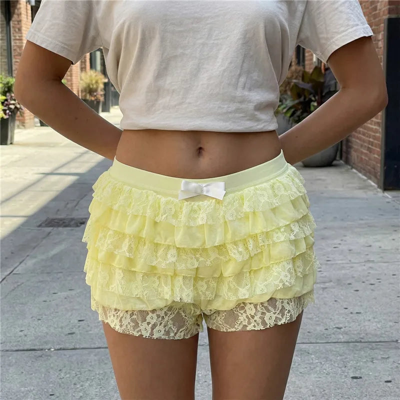 Lace Ruffle Bloomers