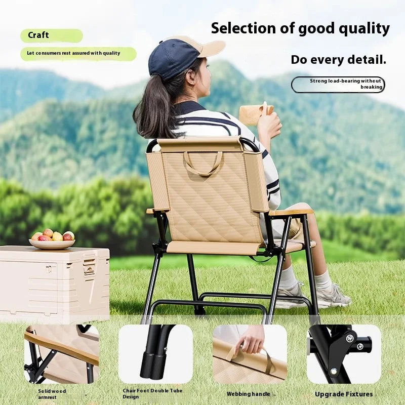 Gianxi Outdoor Foldable Camping Chair – Ultra-Light Portable Beach & Picnic Chair