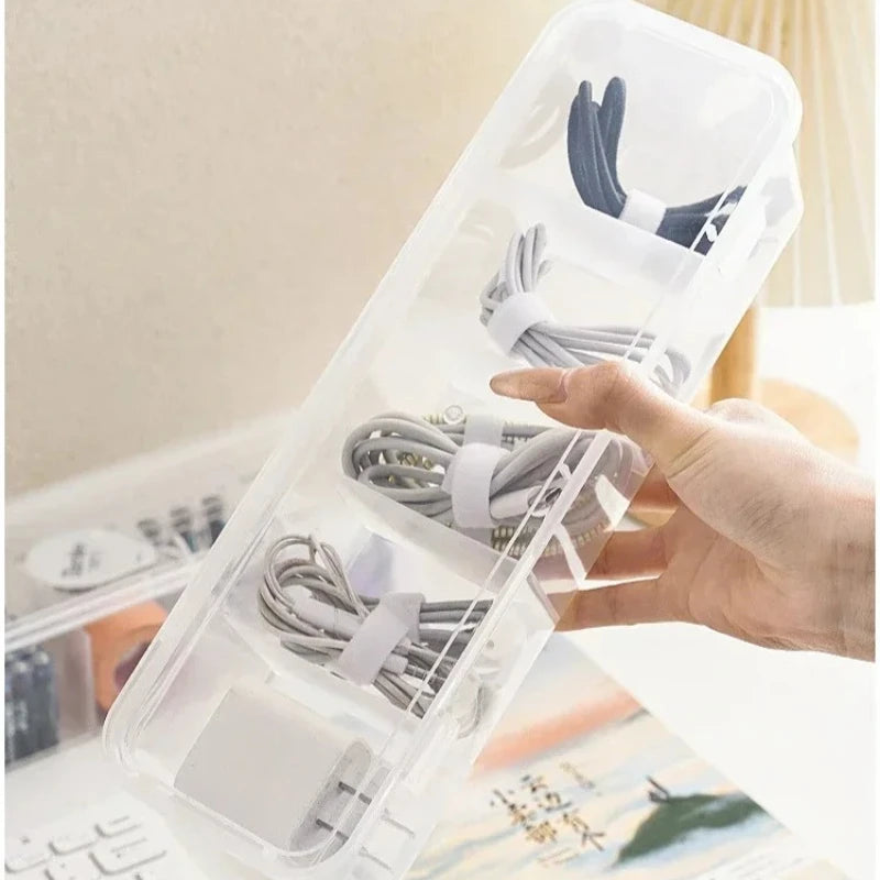 Clear Cable Organizer Box