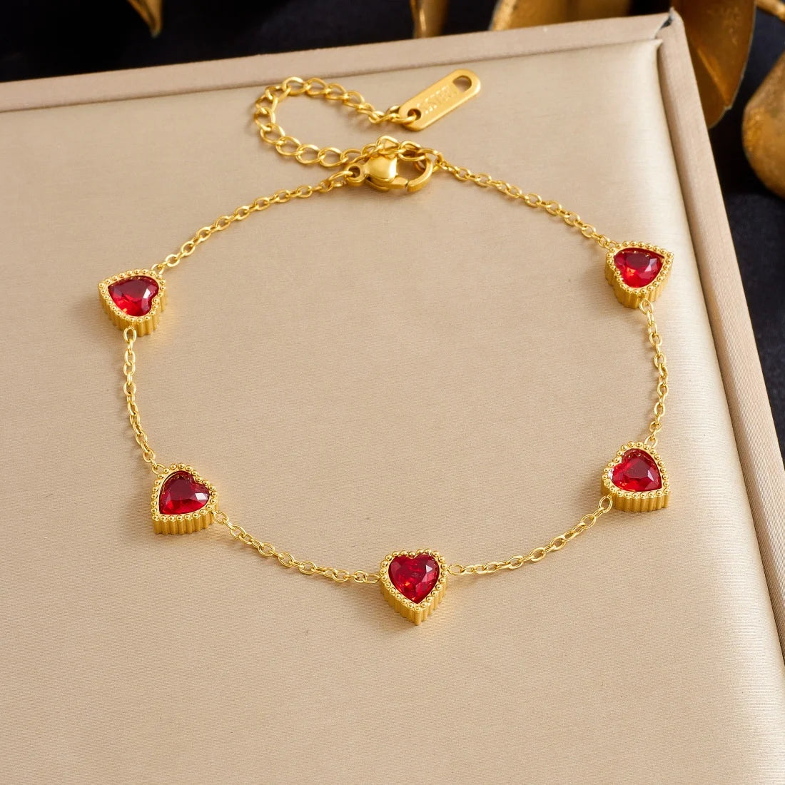 Heart Zircon Bracelet