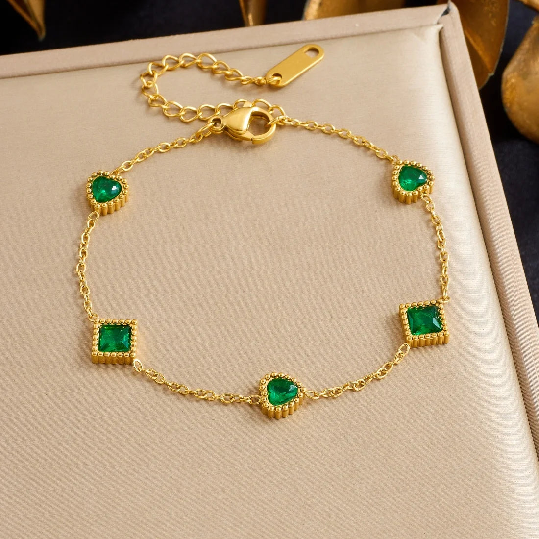 Heart Zircon Bracelet