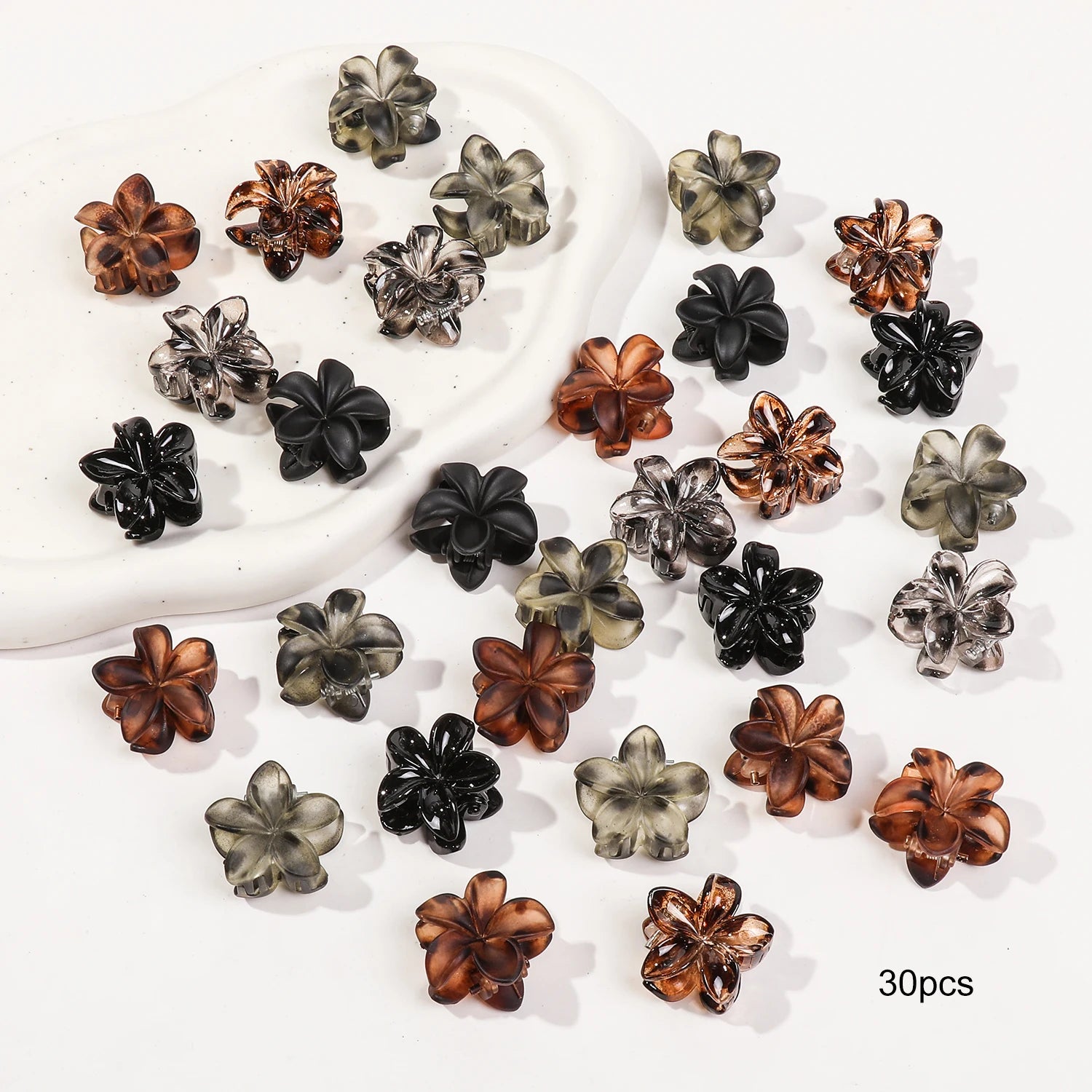 Mini Flower Hair Clips