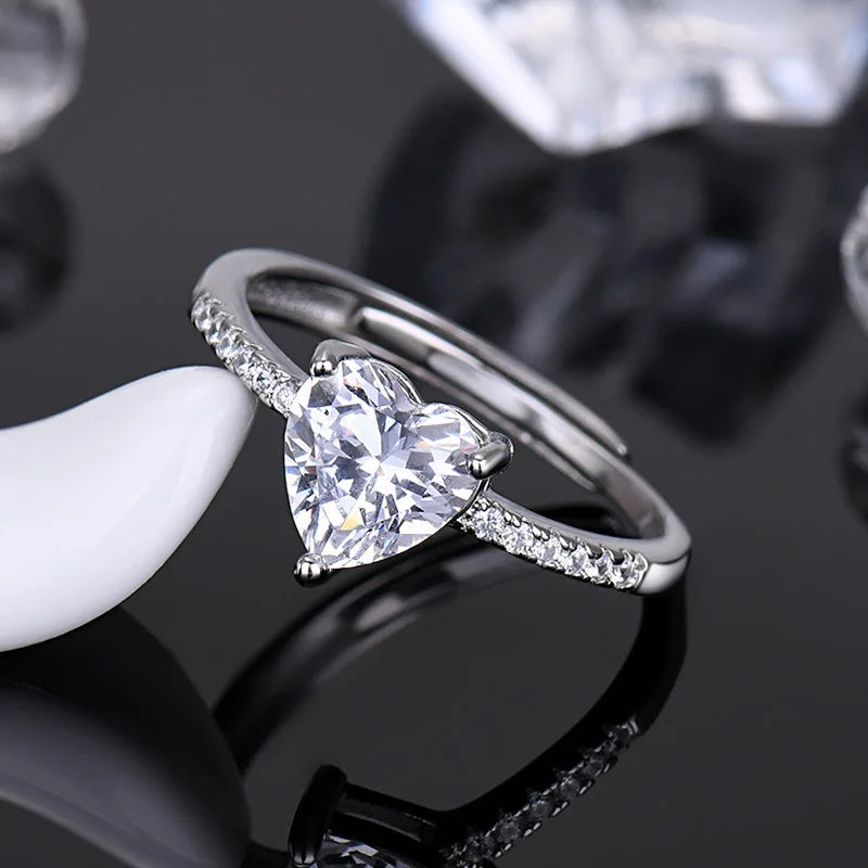 Sterling Heart Ring