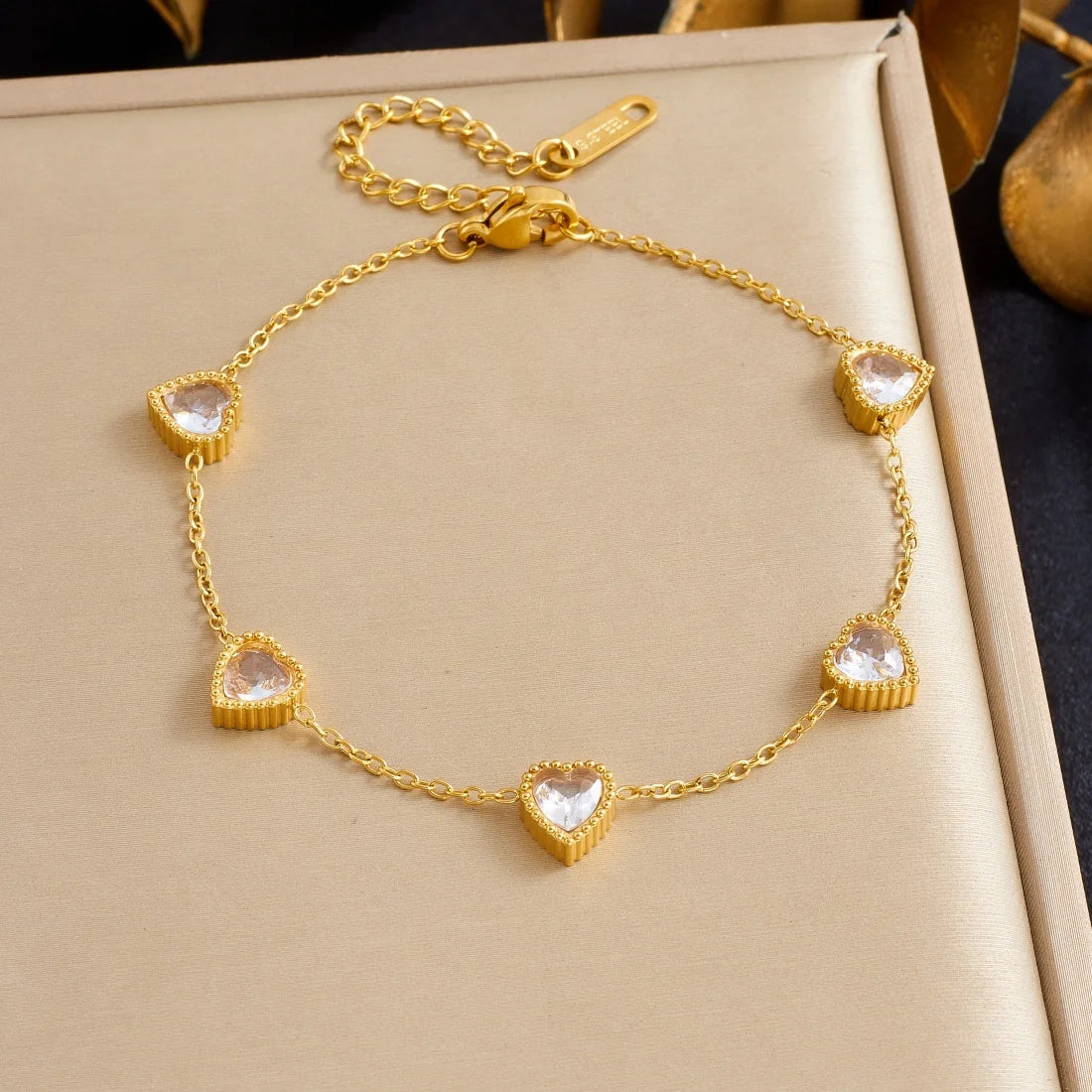 Heart Zircon Bracelet