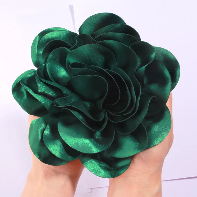 Satin Bloom Hair Clip
