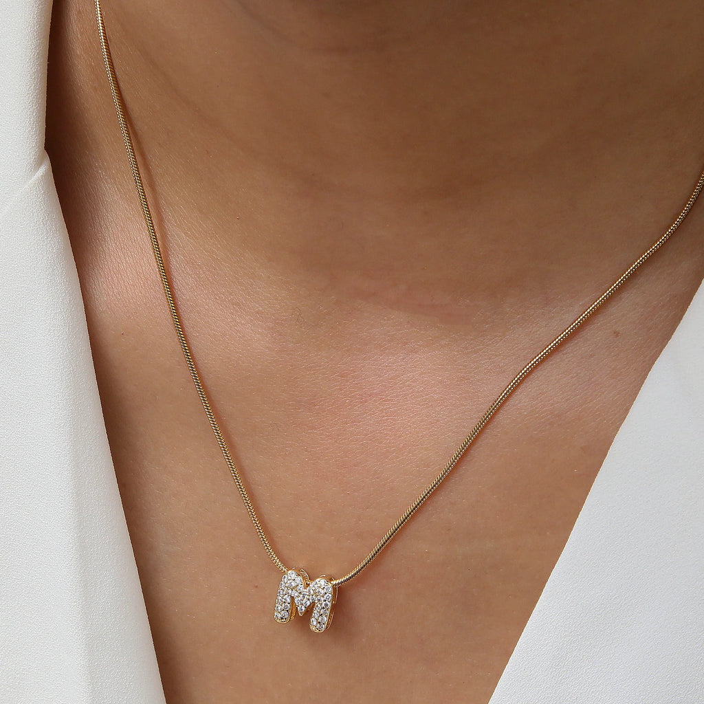 Luna Initial Necklace
