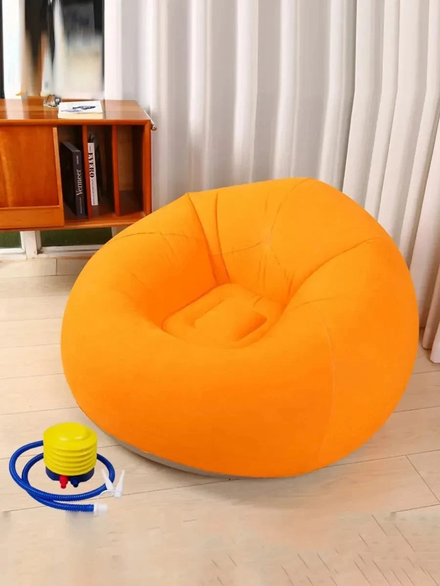 Inflatable Lazy Sofa – Portable Air Lounge Chair for Indoor & Outdoor Use