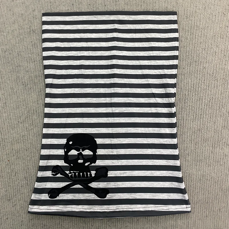 Skull Stripe Tube Top Set