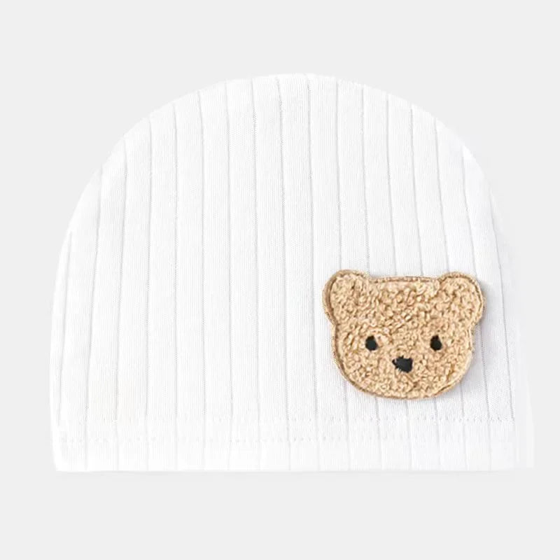 Bear Newborn Baby Romper with Hat – Soft Cotton One-Piece Outfit for Boys & Girls