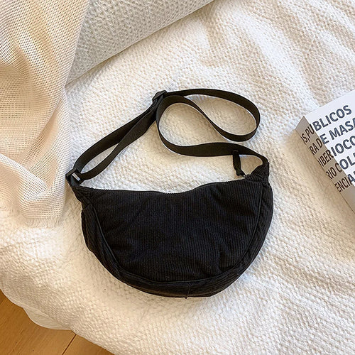 Luna Corduroy Hobo Bag