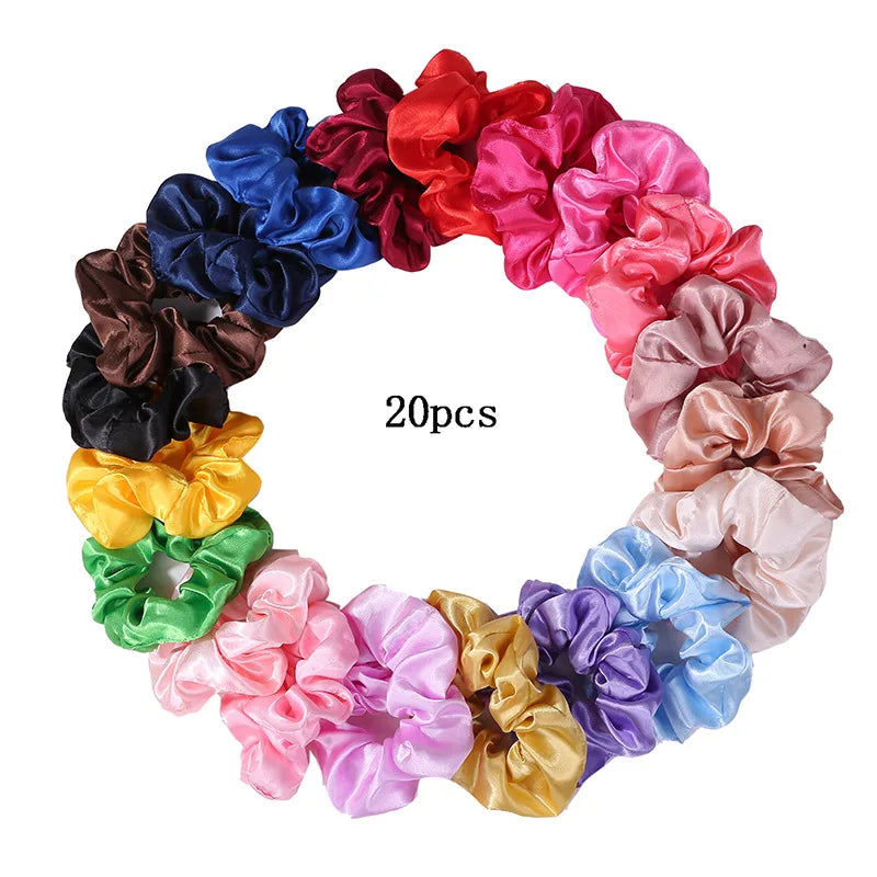 Satin Scrunchie Set