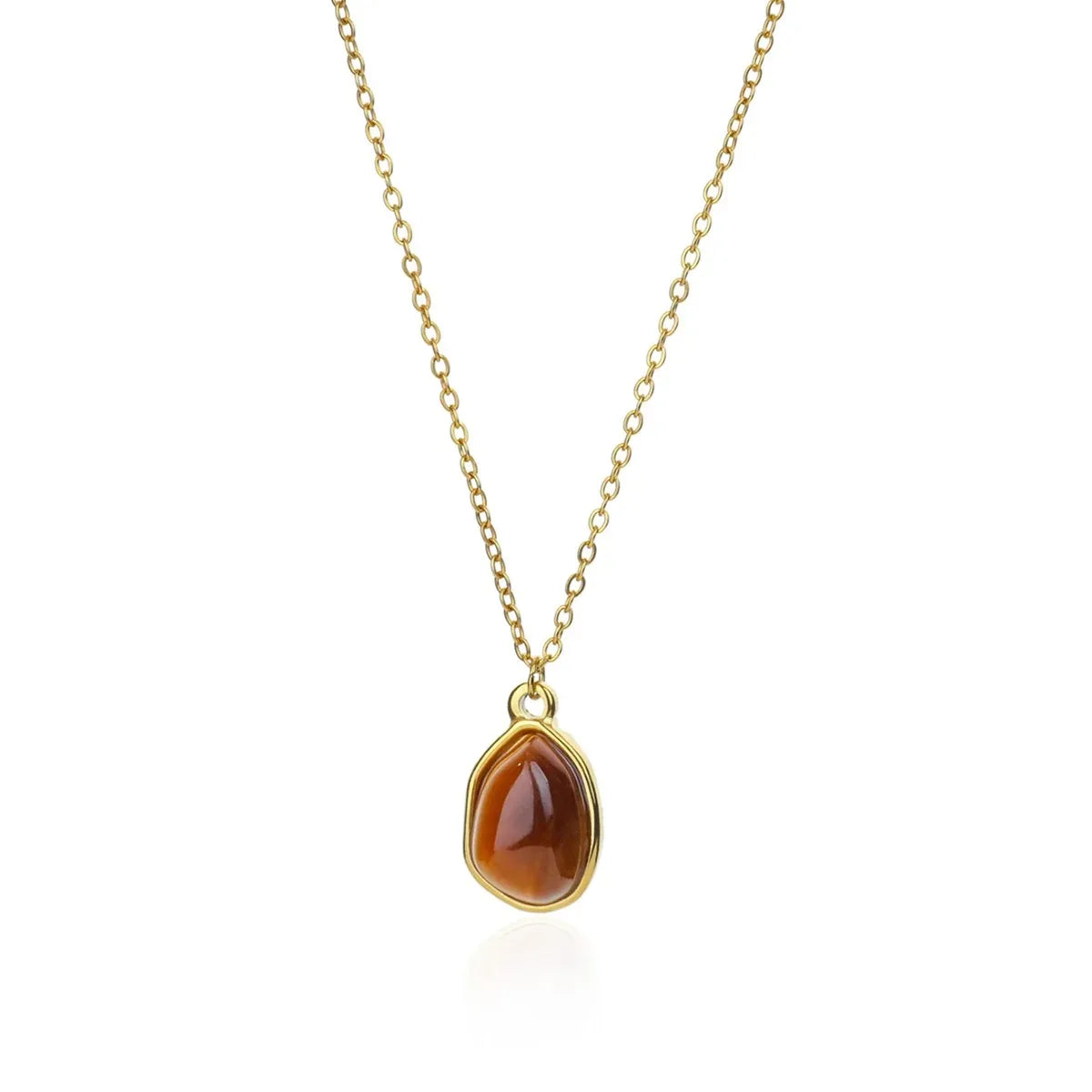 Luna Opal Oval Necklace