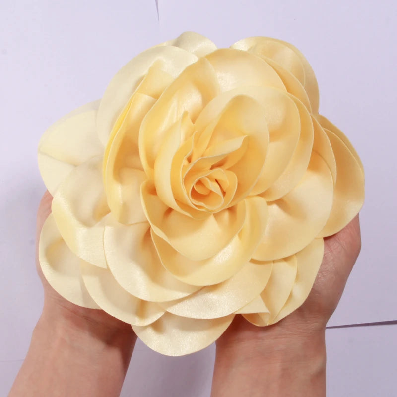 Satin Bloom Hair Clip