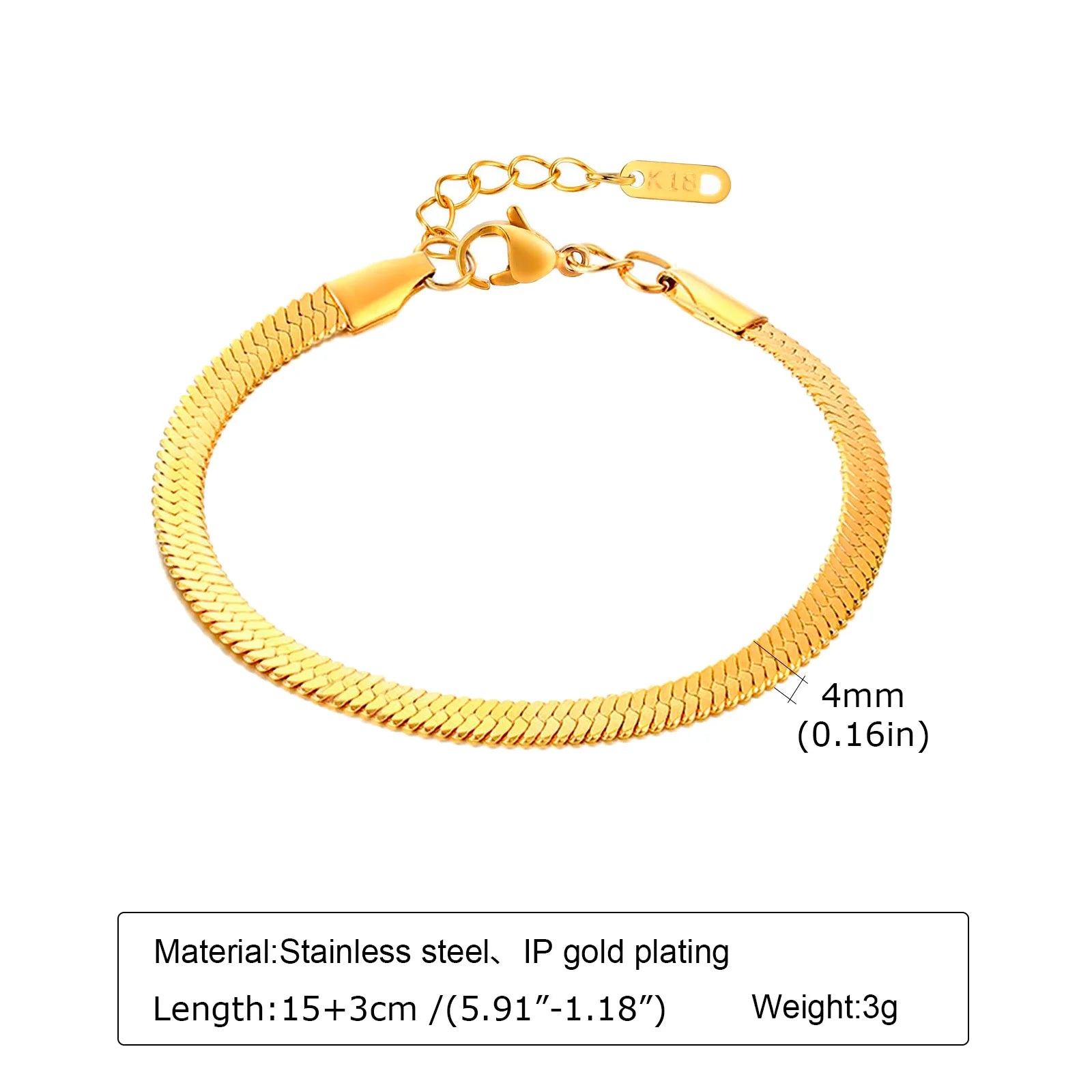 Gold Link Bracelet