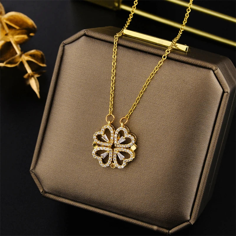 Luna Zircon Crystal Necklace