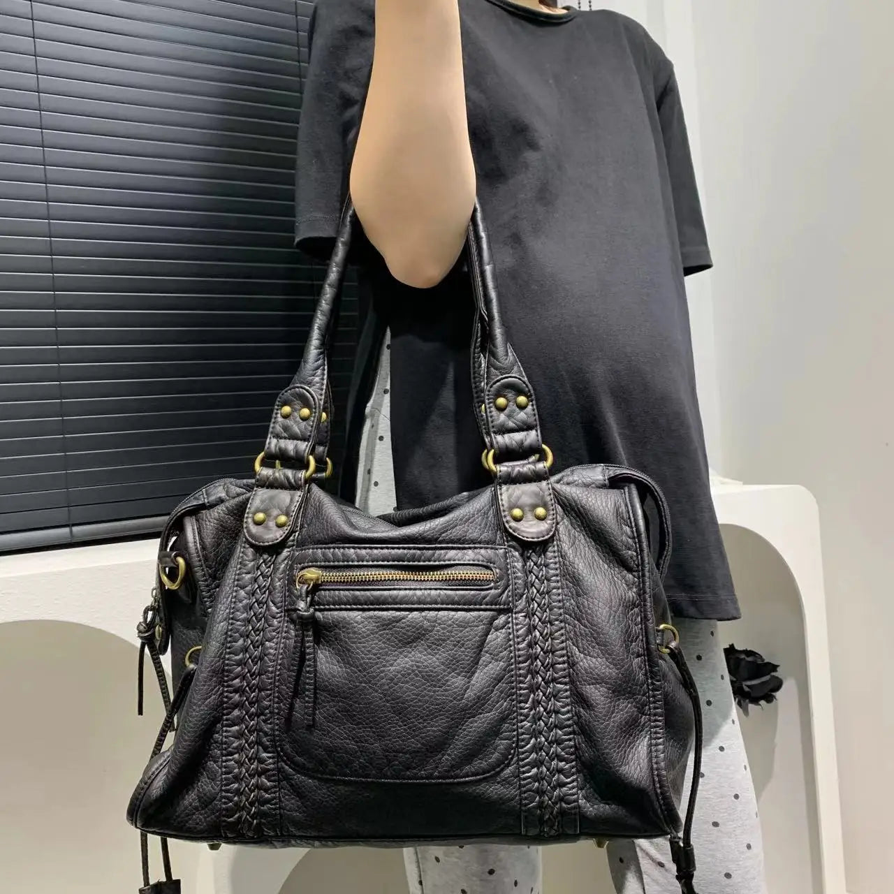 Mila Moto Shoulder Bag