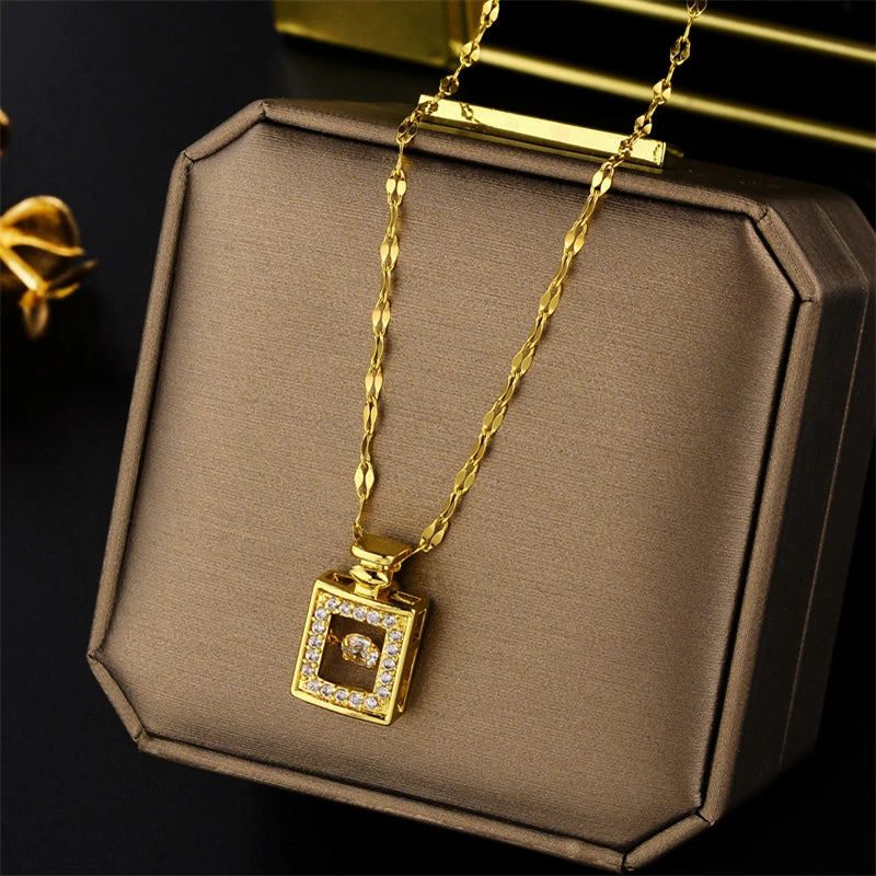 Luna Zircon Crystal Necklace