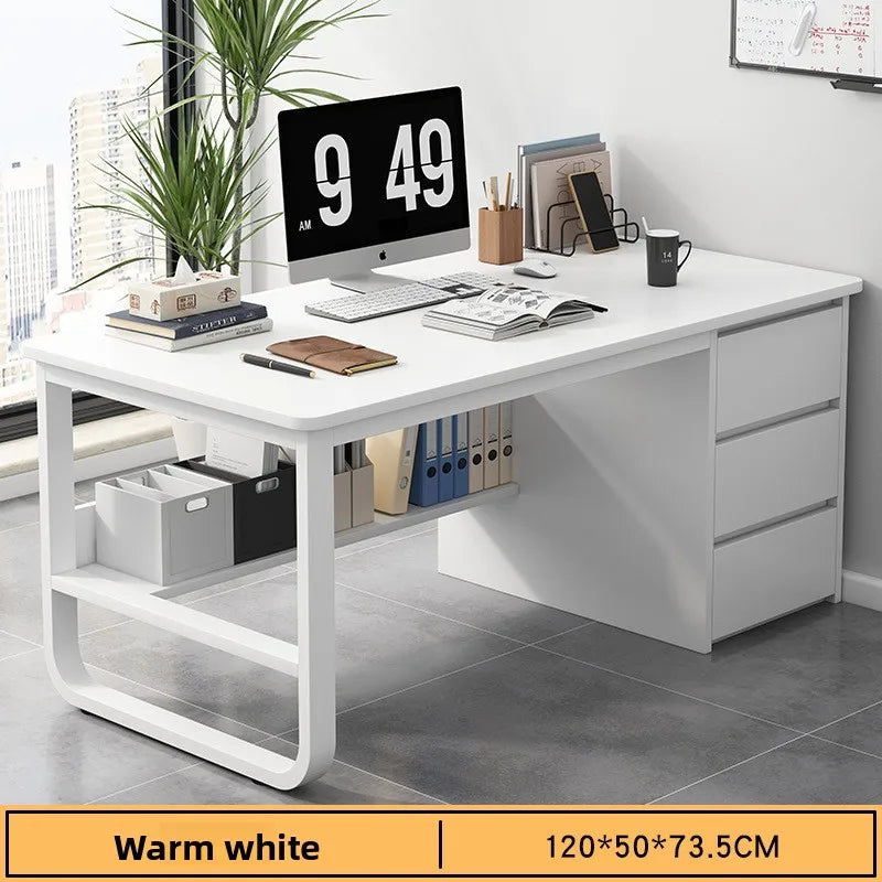 Modern Computer Desk with Drawer – Home Office & Study Workstation