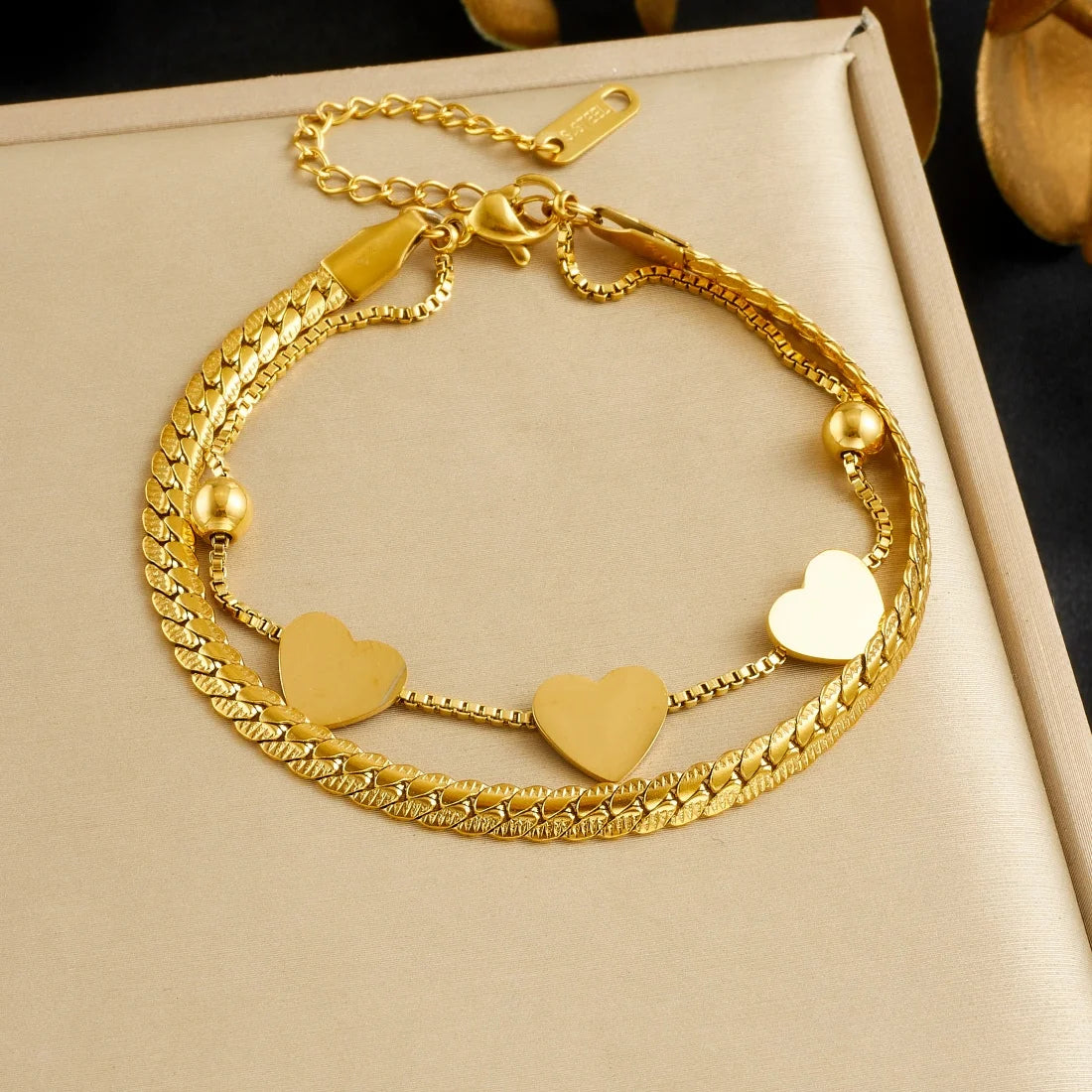Heart Zircon Bracelet