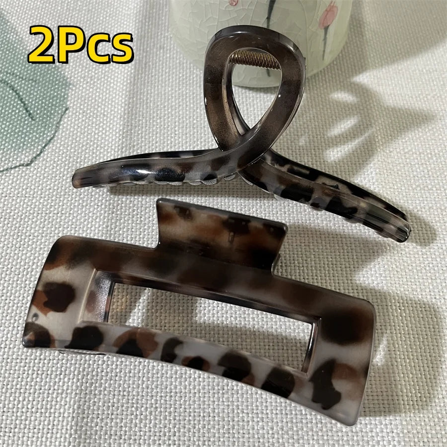 Leopard Claw Clip