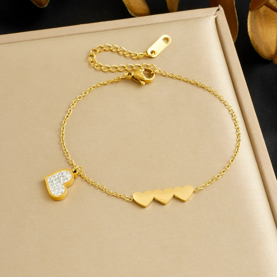 Heart Zircon Bracelet