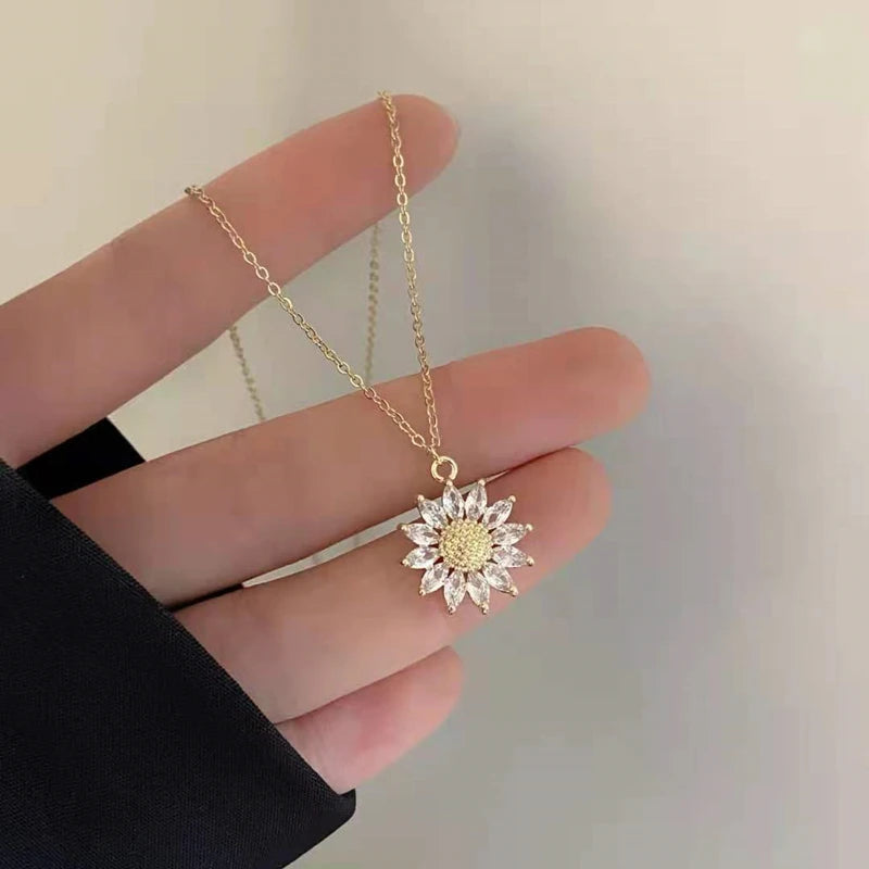 Luna Zircon Crystal Necklace
