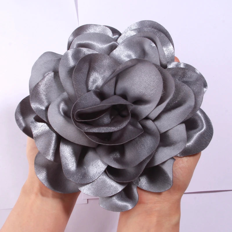Satin Bloom Hair Clip