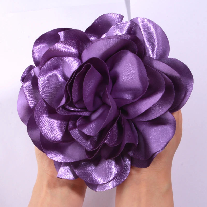 Satin Bloom Hair Clip