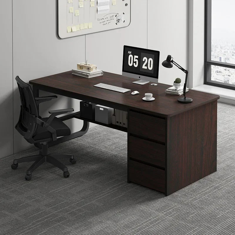 Modern Computer Desk with Drawer – Home Office & Study Workstation