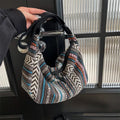 Tribal Stripe Crossbody Bag