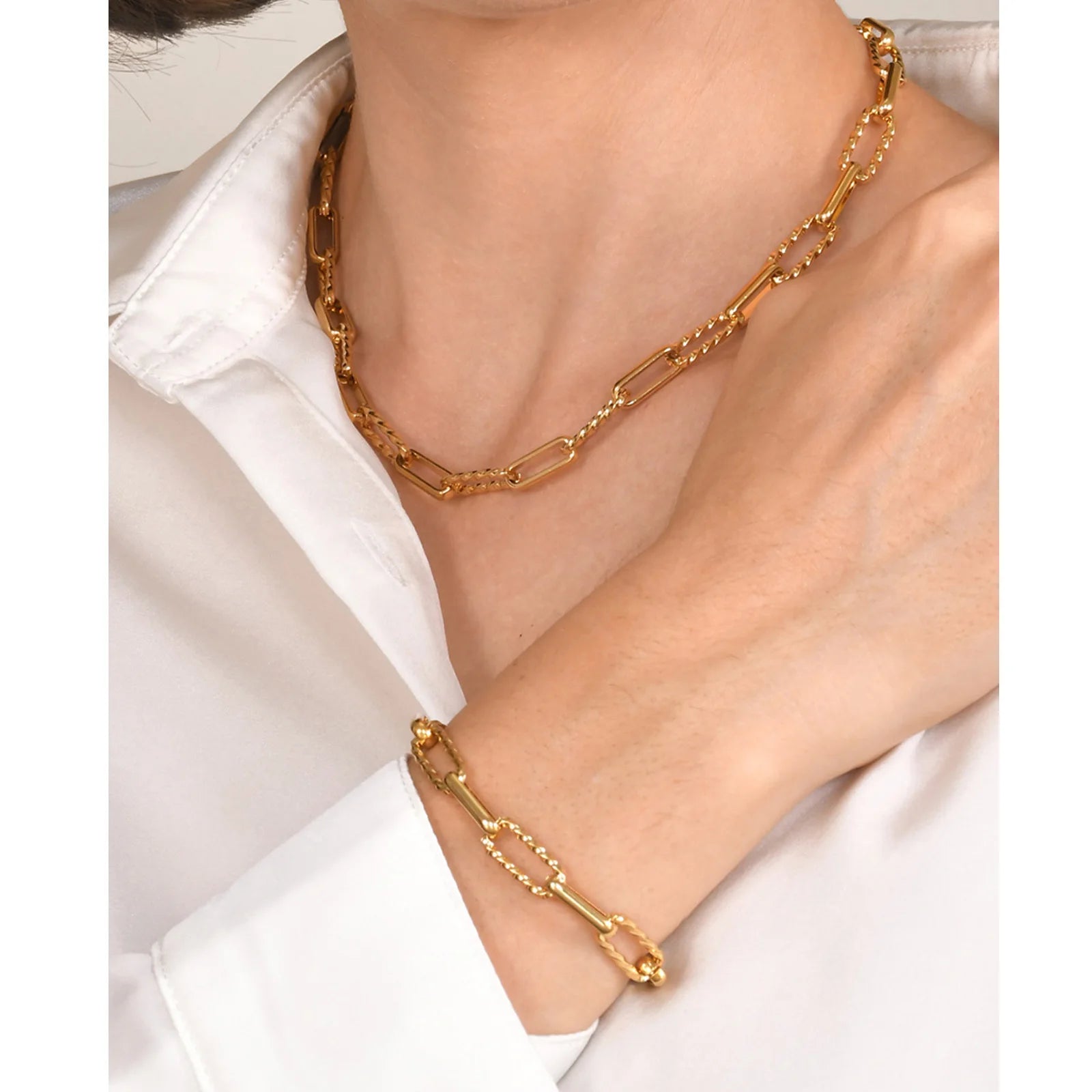 Twist Paperclip Bracelet