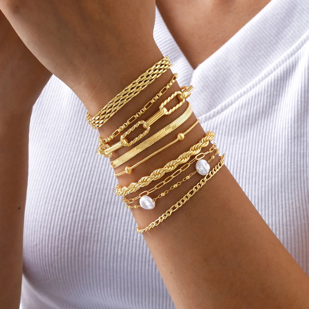Gold Link Bracelet