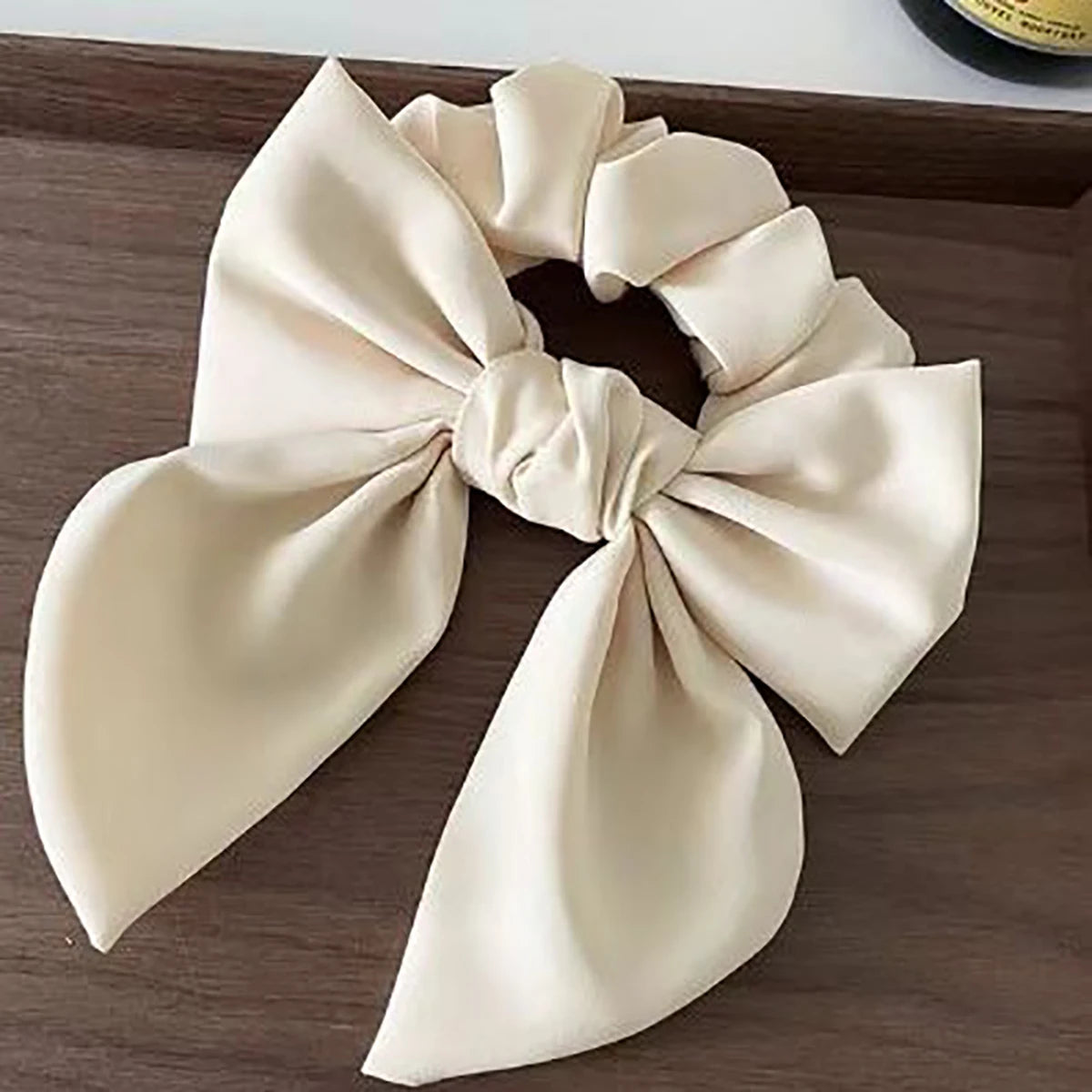 Satin Bow Scrunchie